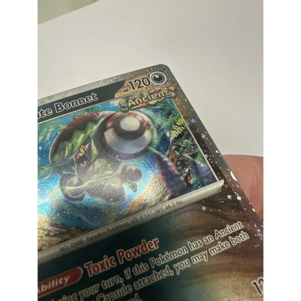 Pokemon Card Brute Bonnet 123/182 3 FART‎ SWIRLS TRIPLE 🌀 Holo Cosmos Rare NM